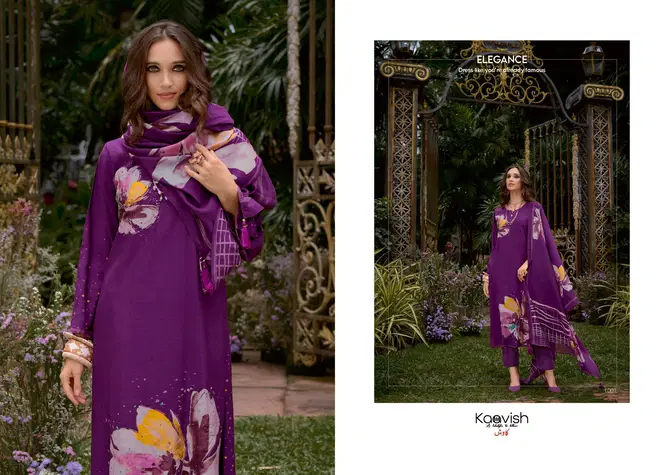 Shaheen By Kaavish Viscose Pashmina Printed Suits Wholesalers In Delhi